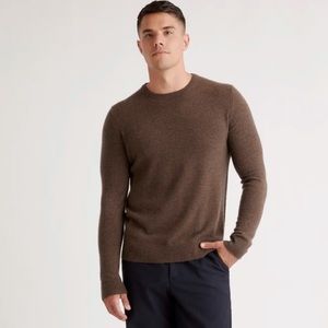 Quince Brown Crewneck Sweater for Men